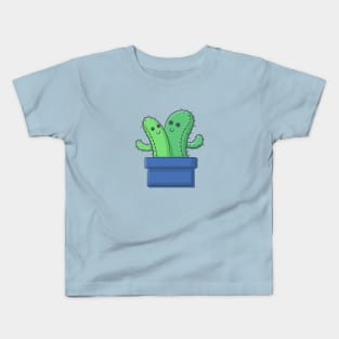 Cactus Family - The twins Kids T-Shirt